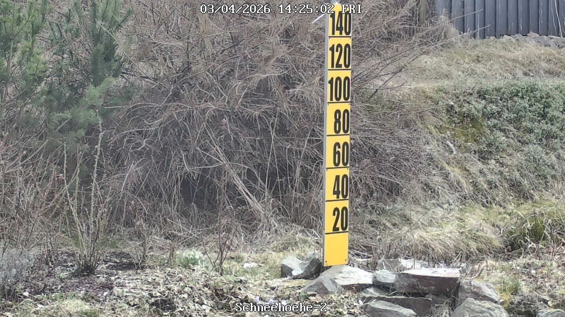 Archiv Foto Webcam Kurort Bärenfels - Schneemesser