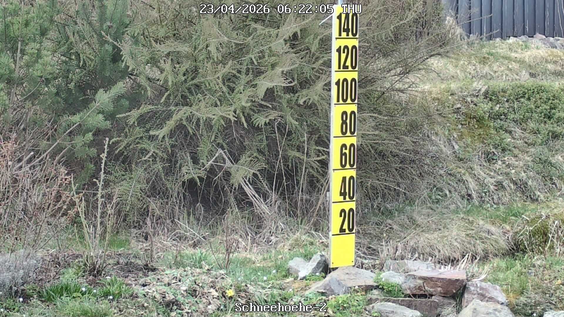 Archiv Foto Webcam Kurort Bärenfels - Schneemesser