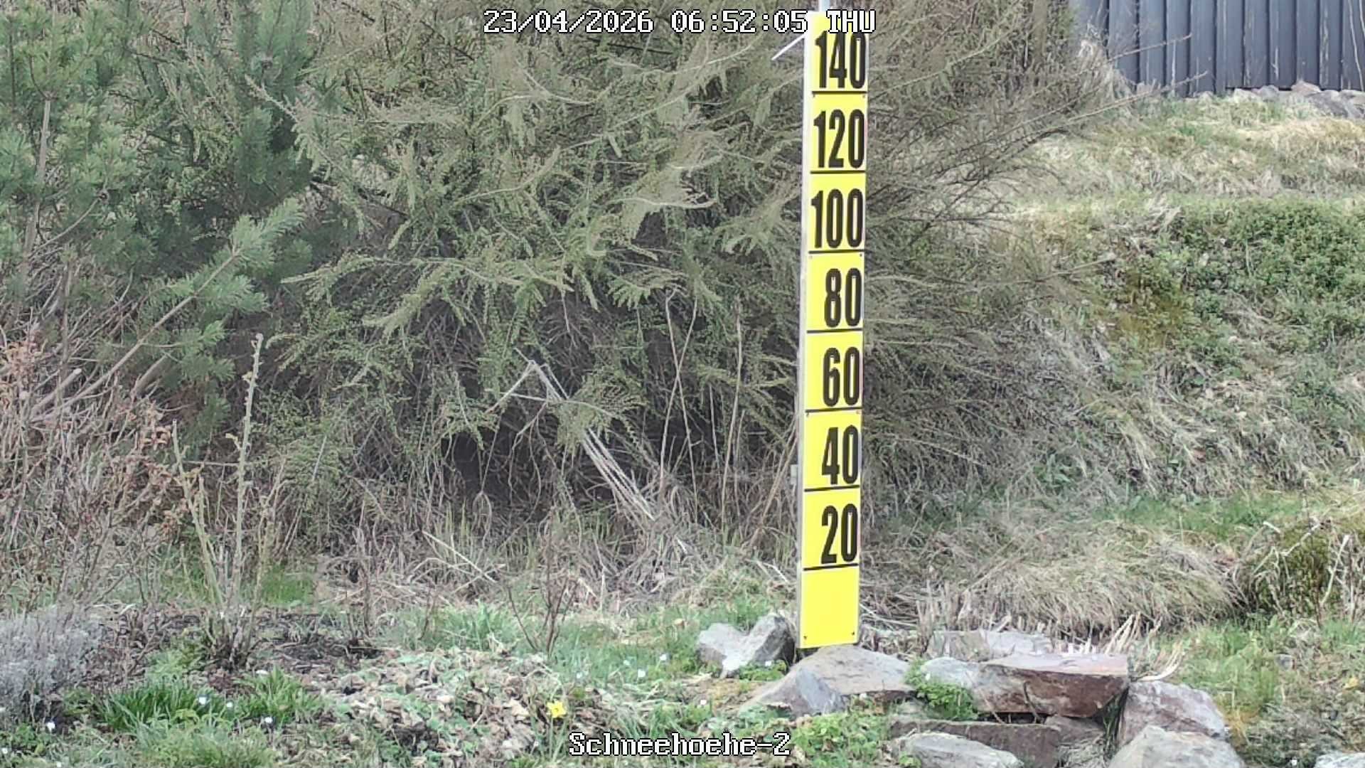 Archiv Foto Webcam Kurort Bärenfels - Schneemesser