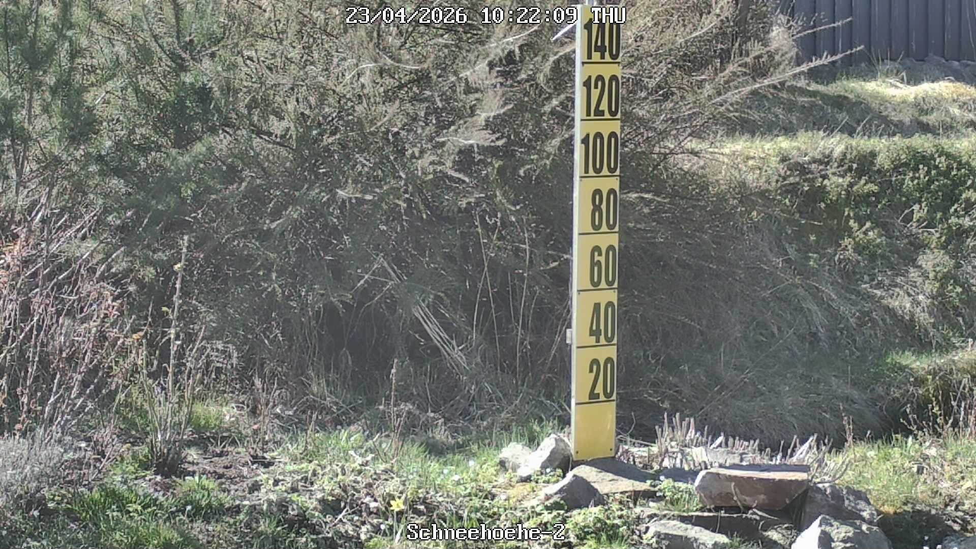 Archiv Foto Webcam Kurort Bärenfels - Schneemesser