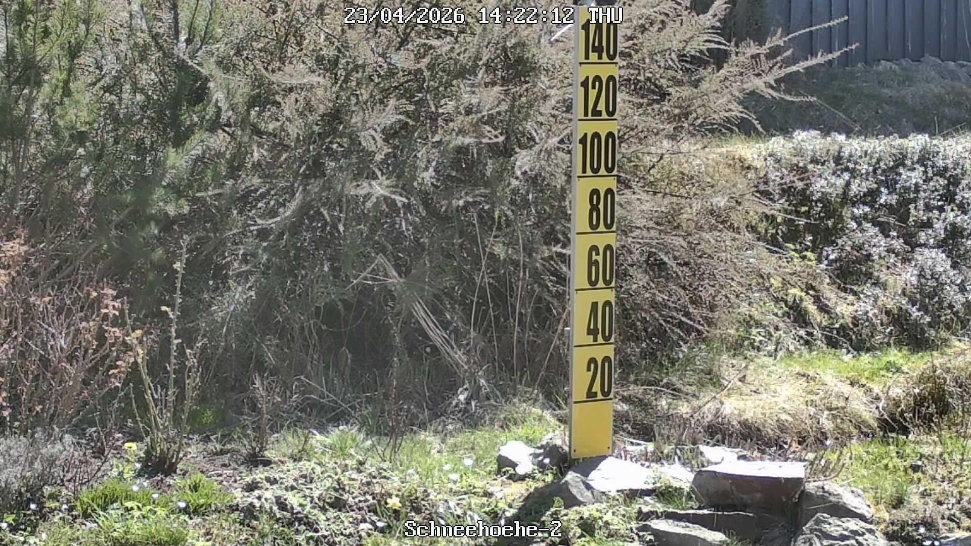 Archiv Foto Webcam Kurort Bärenfels - Schneemesser