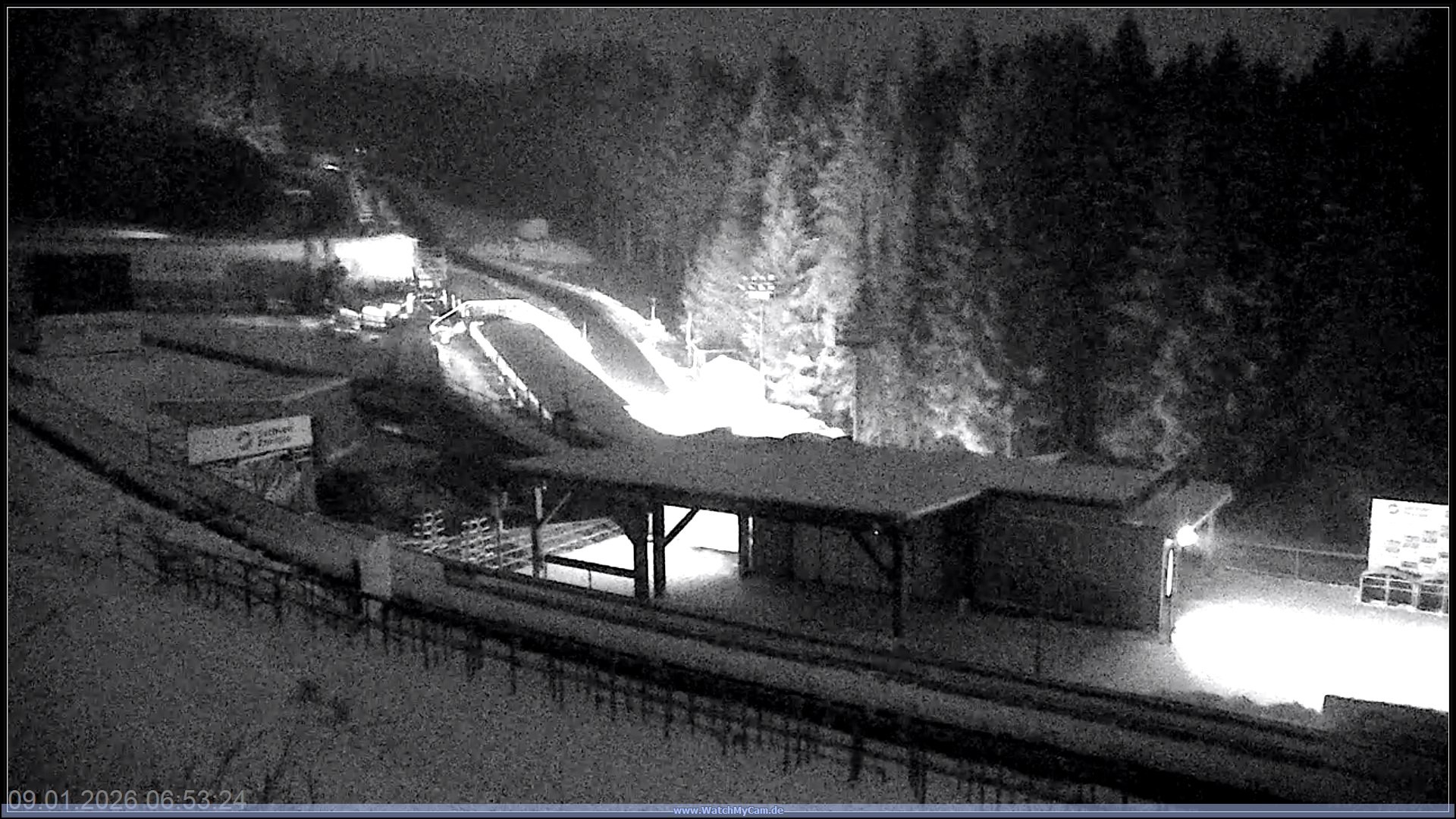 Archiv Foto Webcam Altenberger Bobbahn