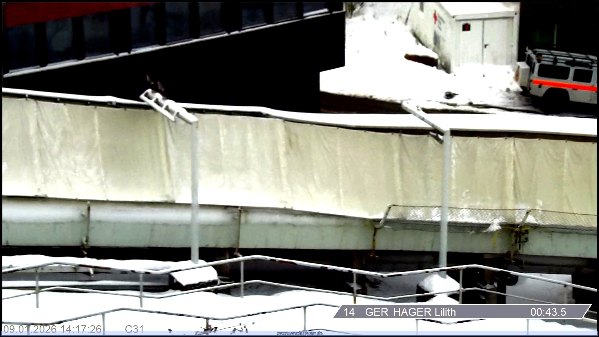 Archiv Foto Webcam Altenberger Bobbahn