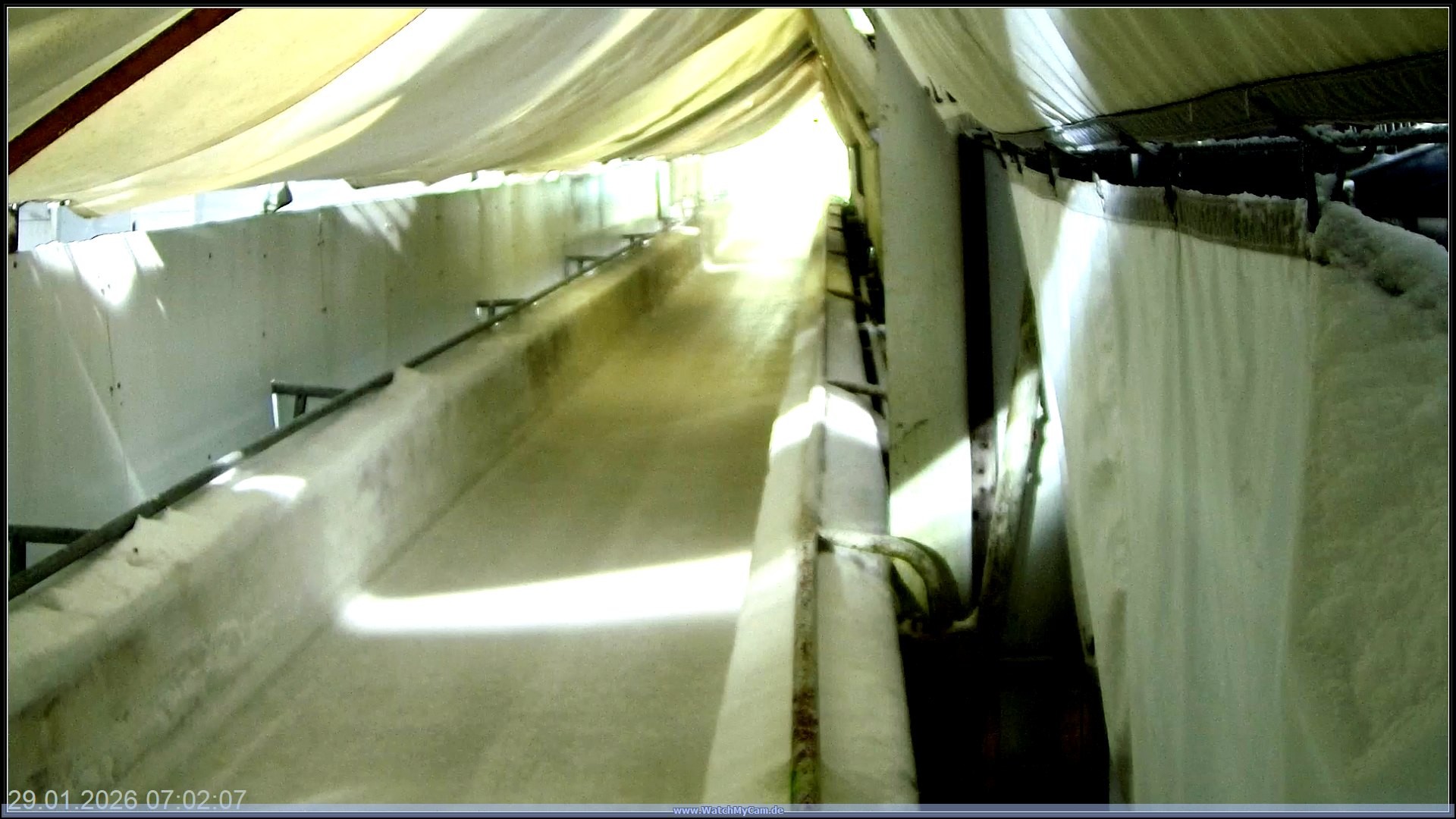 Archiv Foto Webcam Altenberger Bobbahn