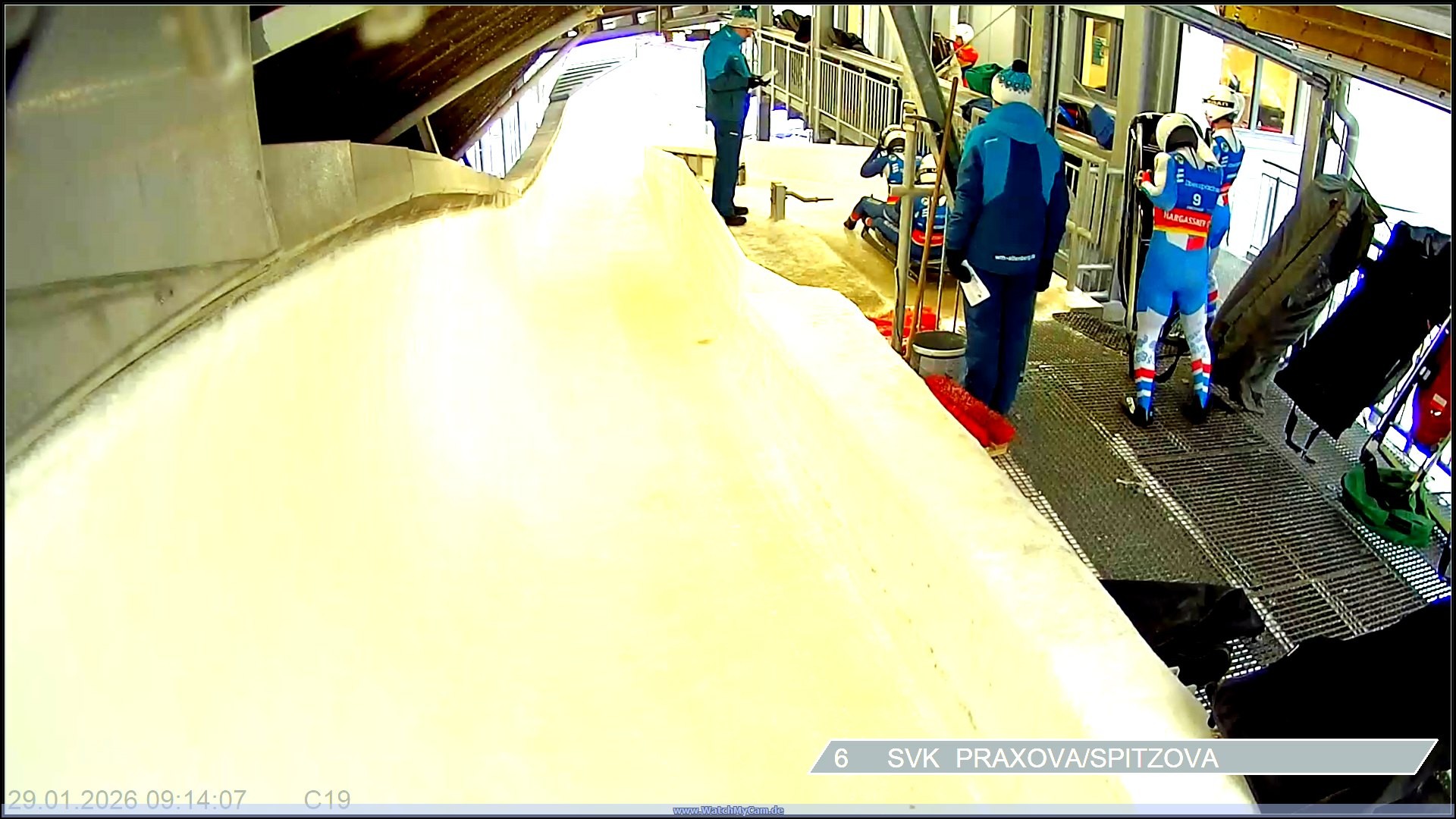 Archiv Foto Webcam Altenberger Bobbahn