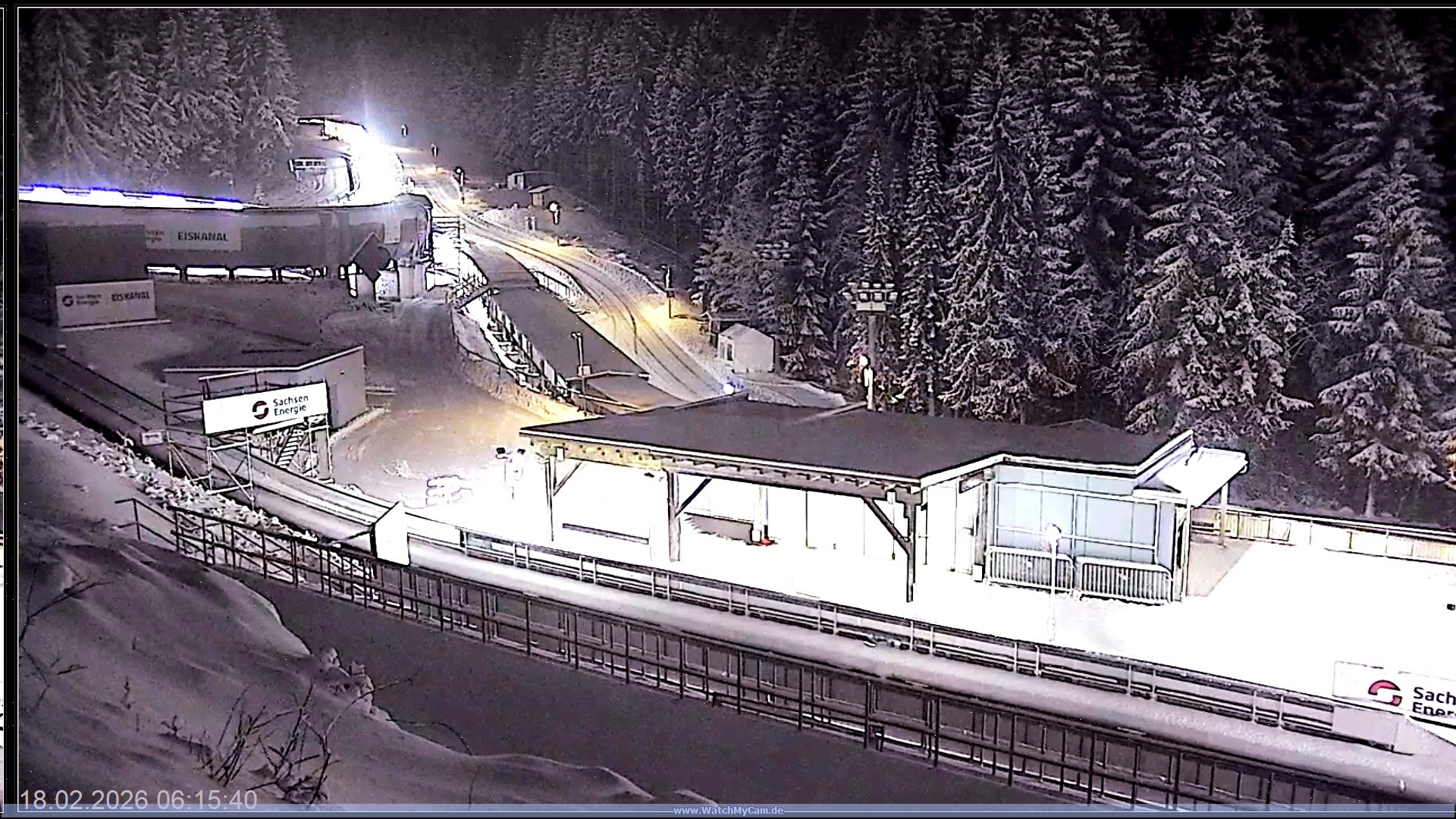 Archiv Foto Webcam Altenberger Bobbahn