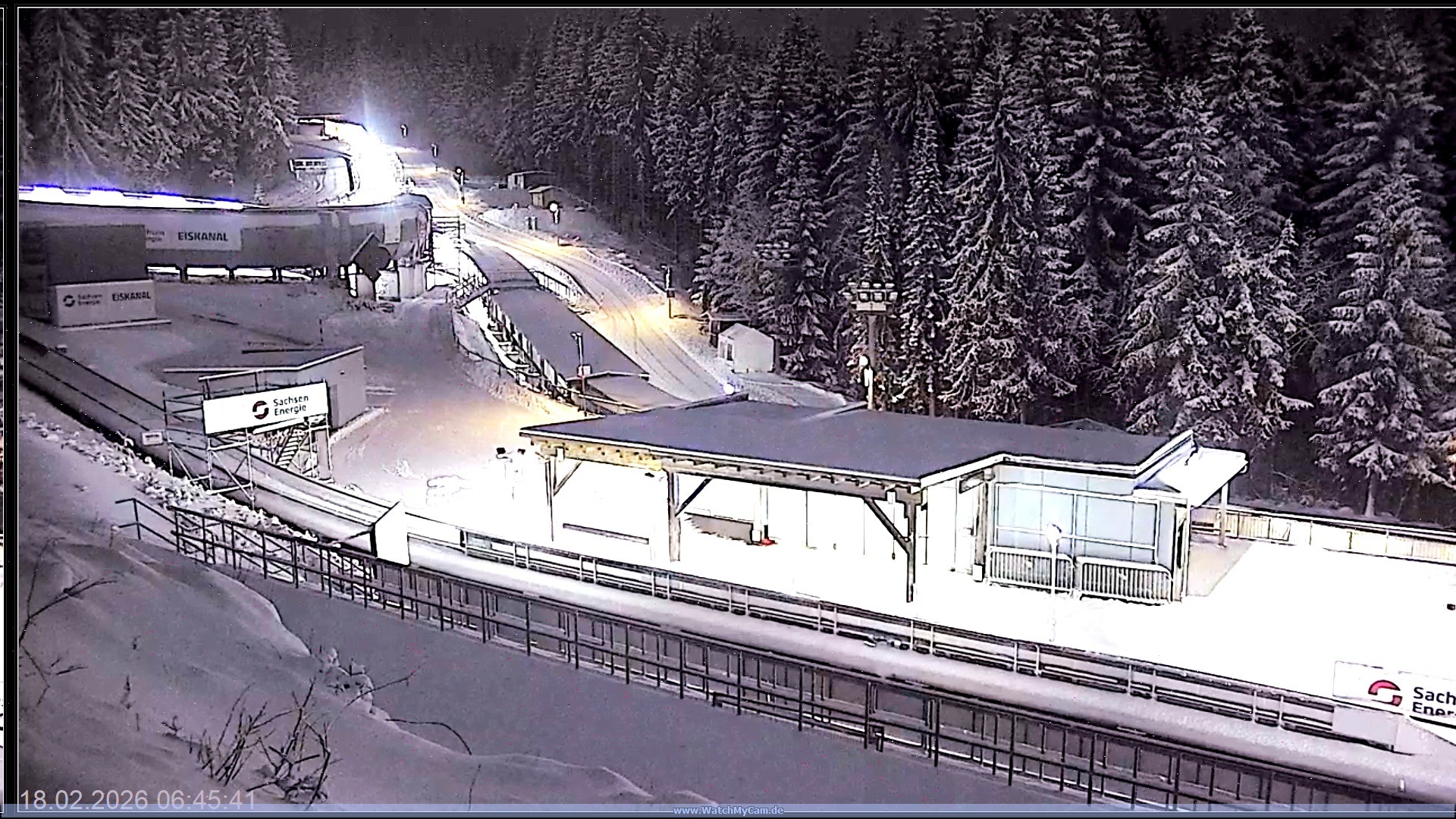 Archiv Foto Webcam Altenberger Bobbahn