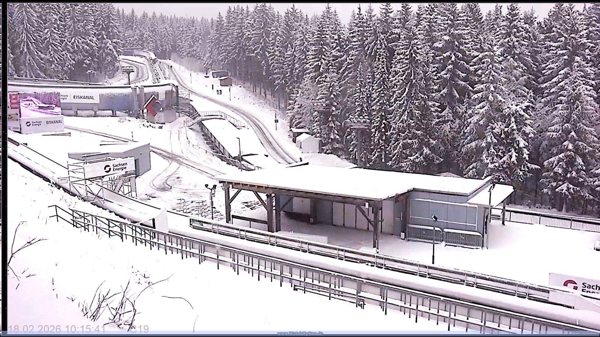 Archiv Foto Webcam Altenberger Bobbahn