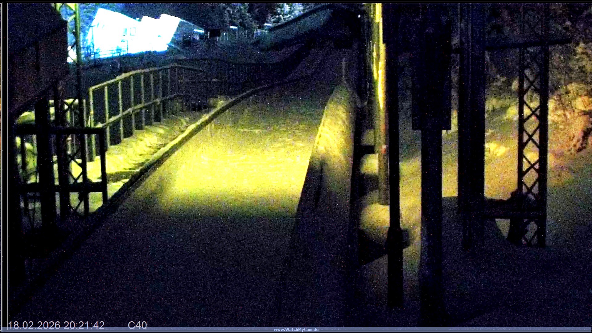 Archiv Foto Webcam Altenberger Bobbahn