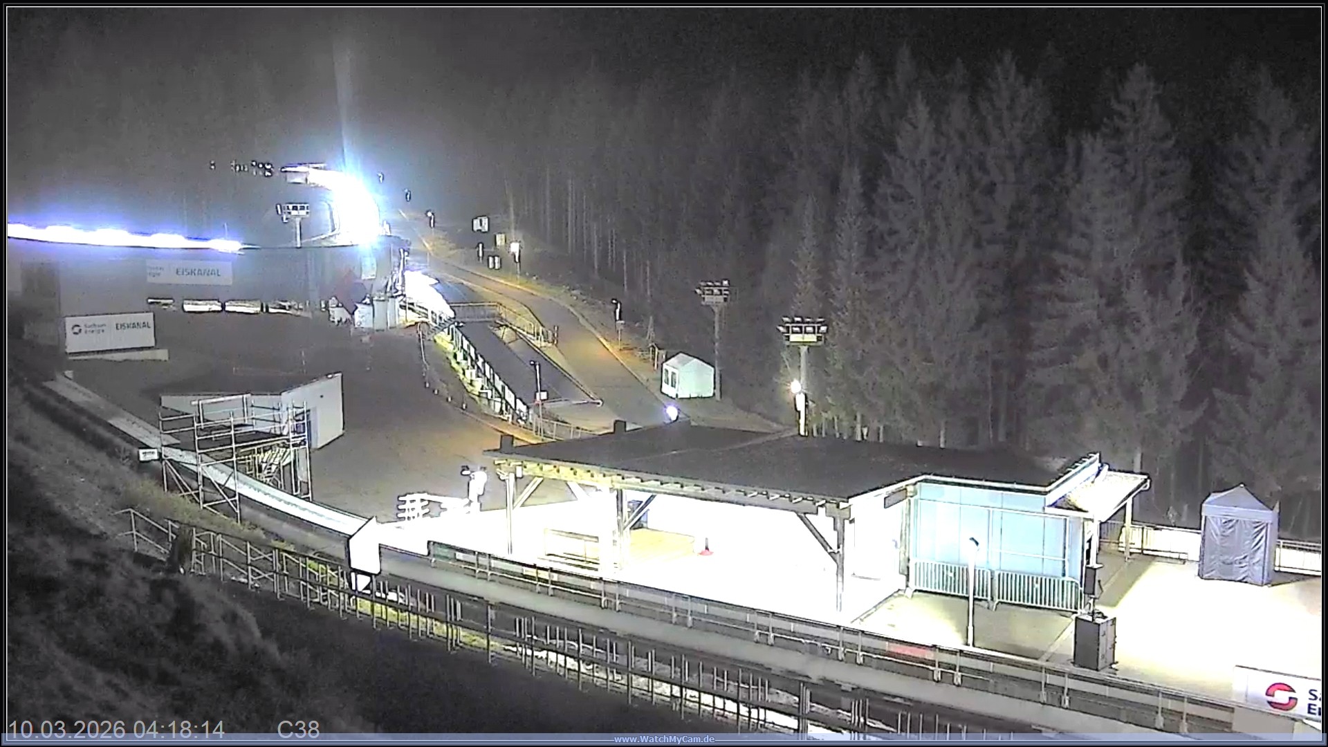 Archiv Foto Webcam Altenberger Bobbahn