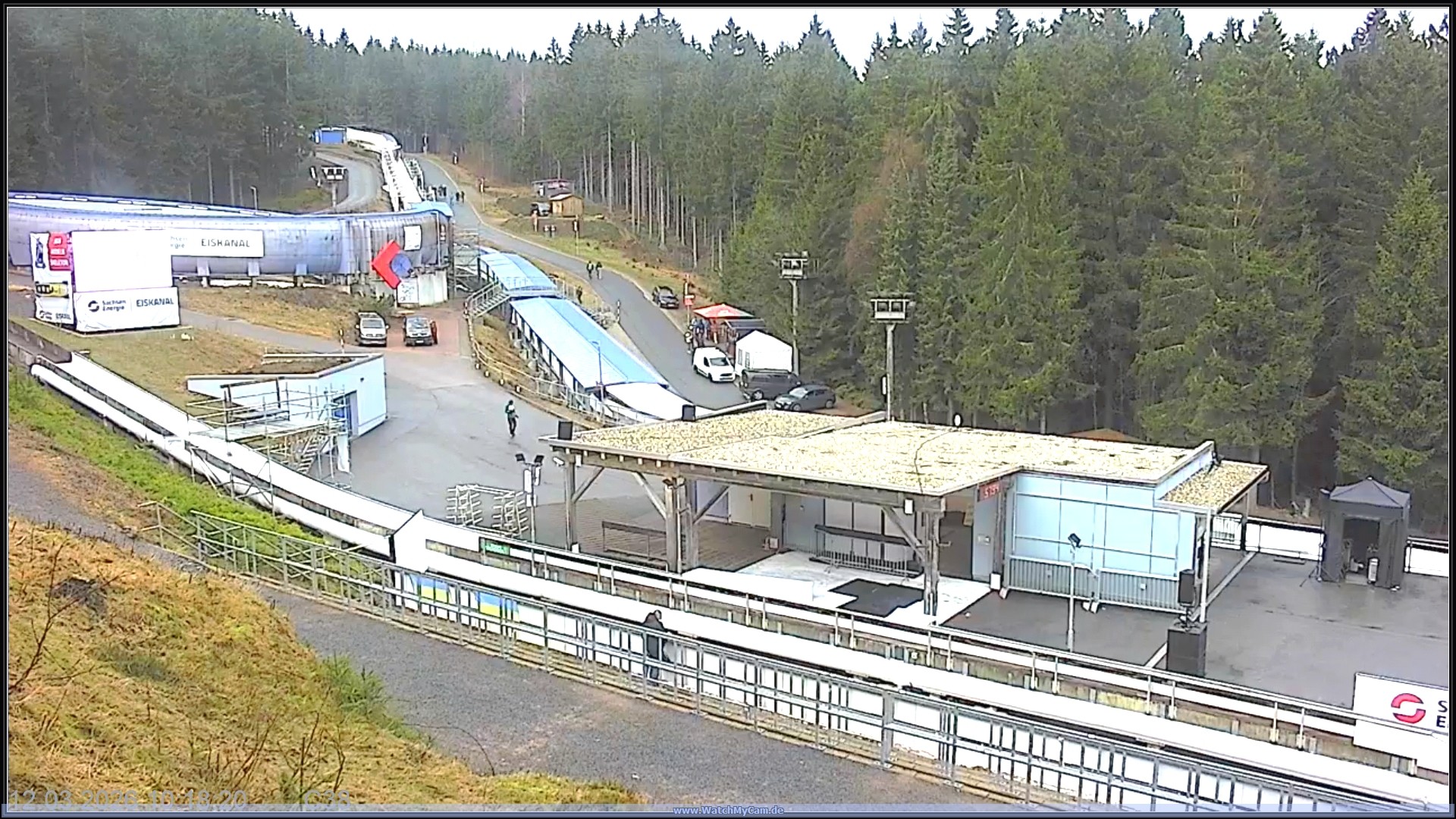 Archiv Foto Webcam Altenberger Bobbahn