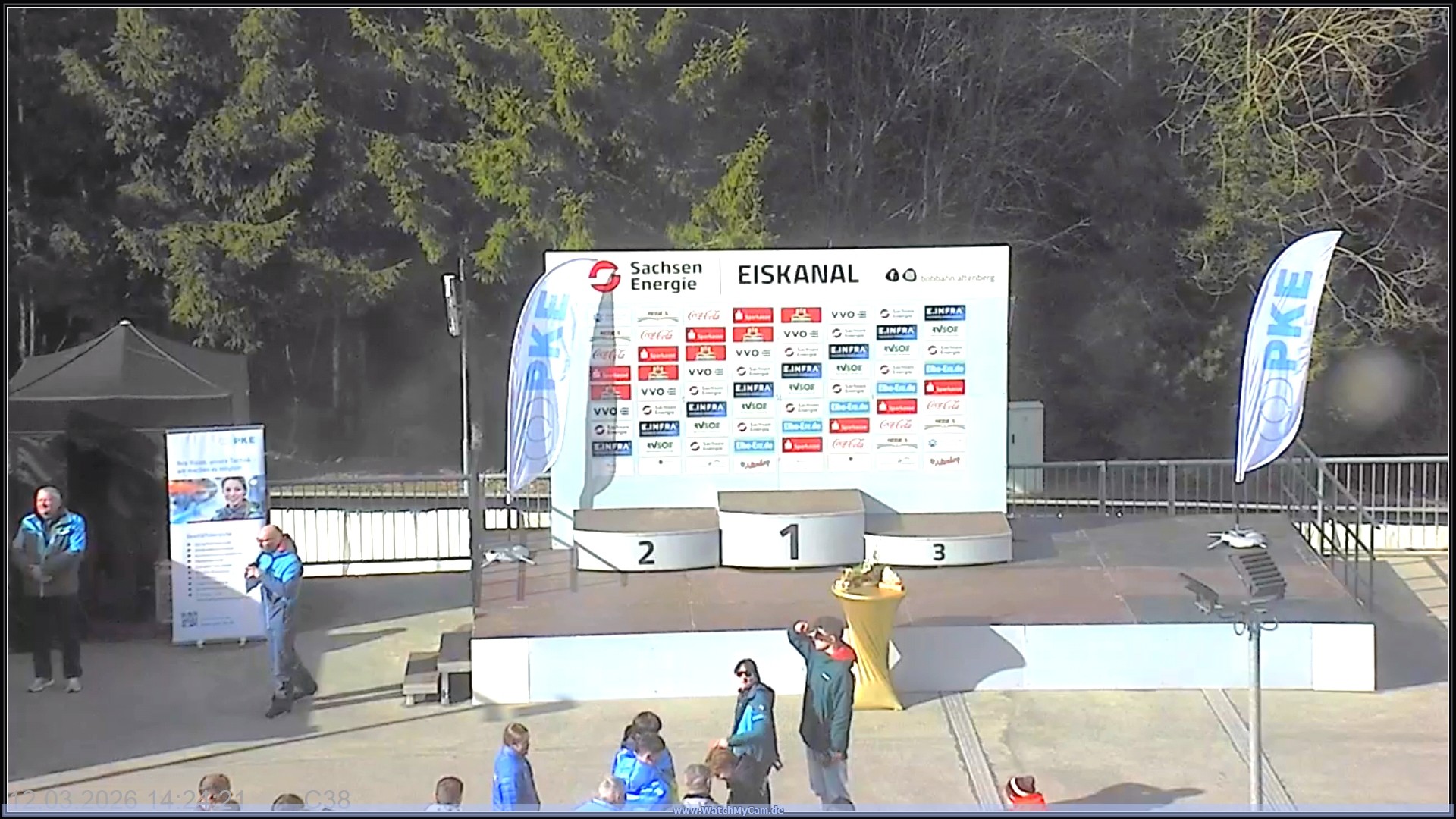 Archiv Foto Webcam Altenberger Bobbahn