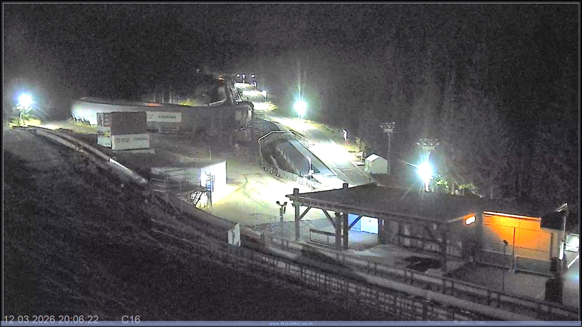 Archiv Foto Webcam Altenberger Bobbahn