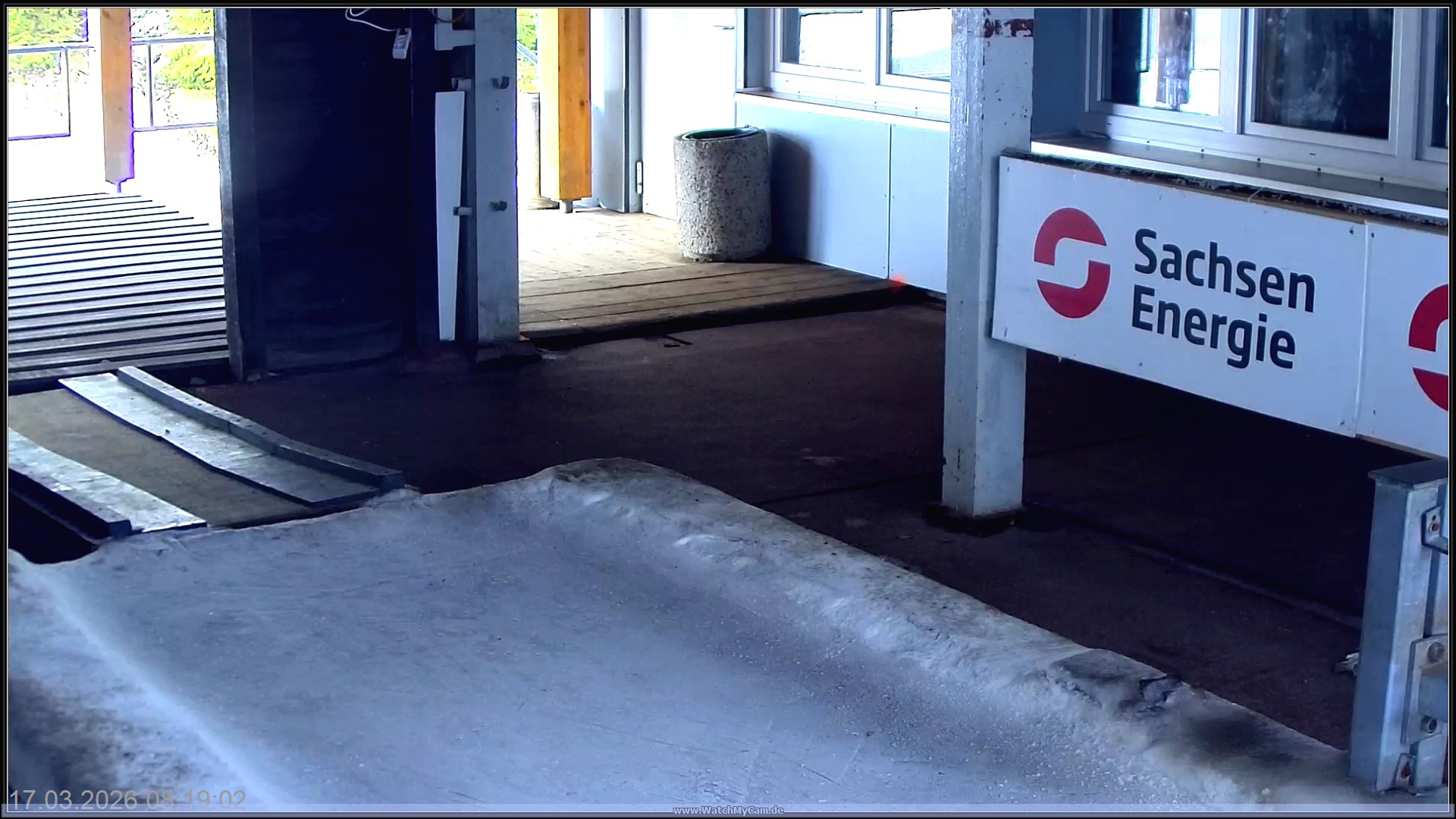 Archiv Foto Webcam Altenberger Bobbahn