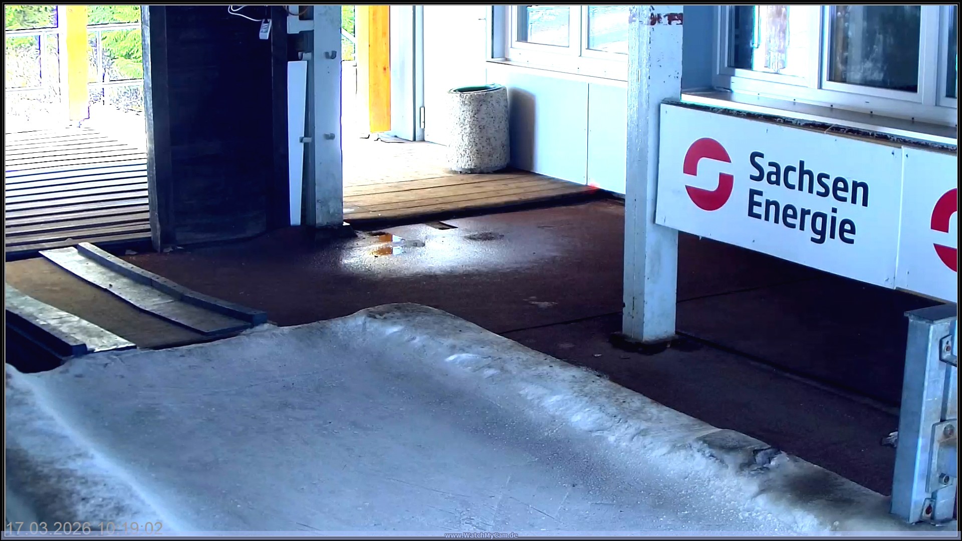 Archiv Foto Webcam Altenberger Bobbahn