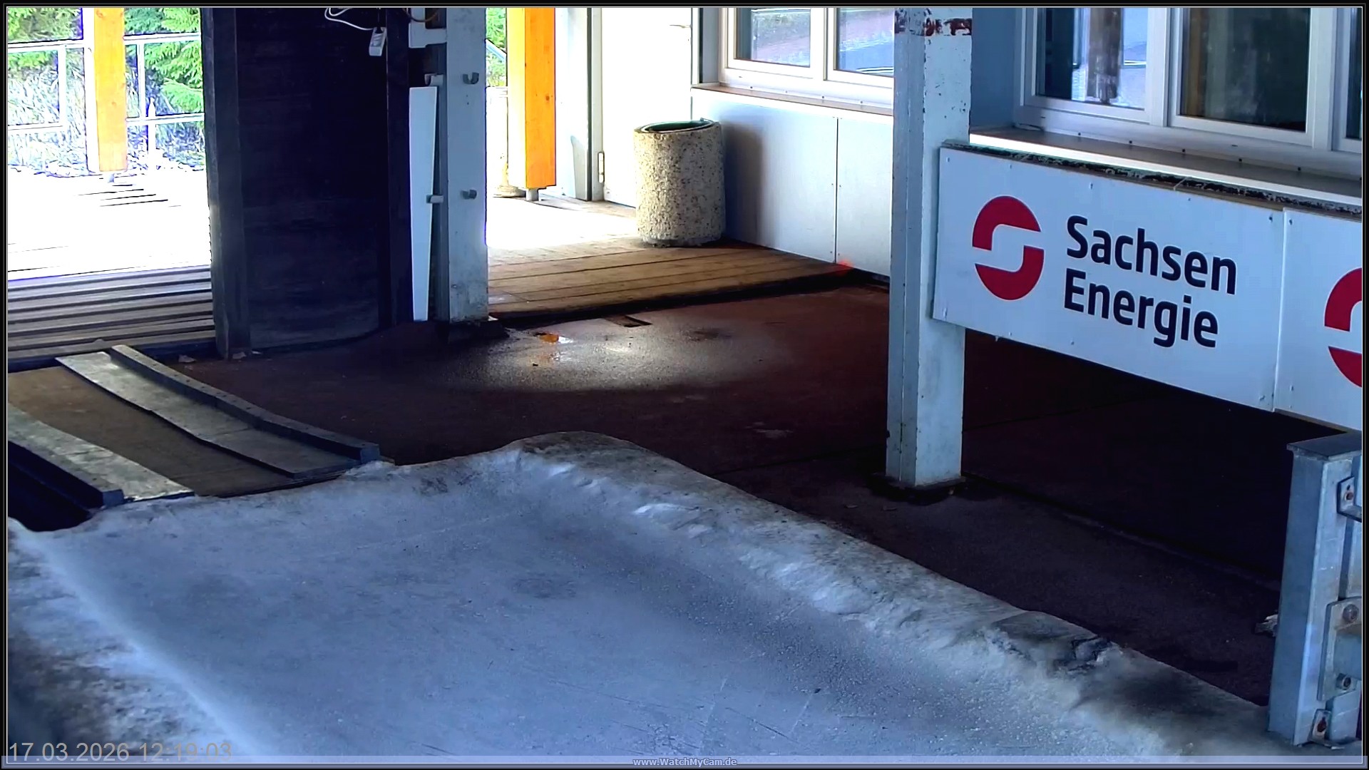 Archiv Foto Webcam Altenberger Bobbahn