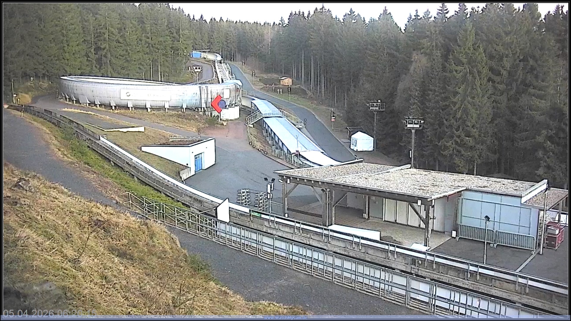 Archiv Foto Webcam Altenberger Bobbahn