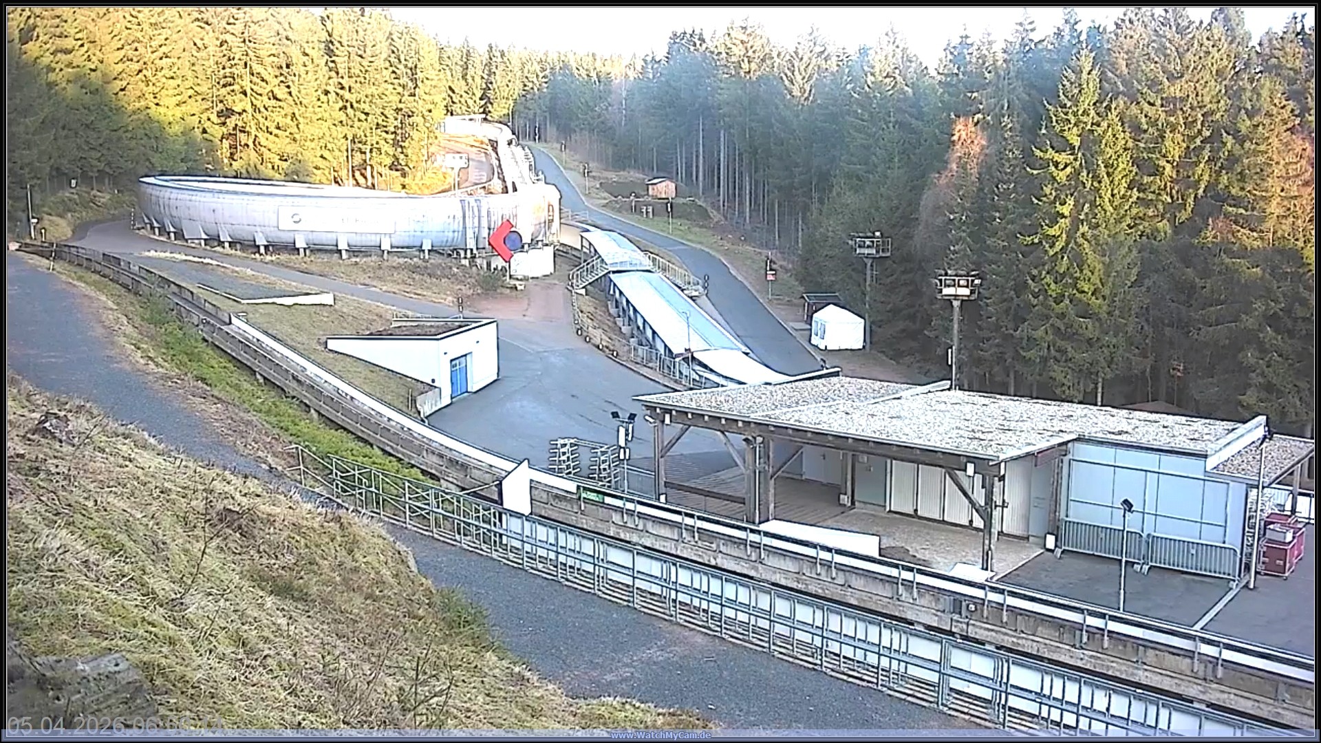 Archiv Foto Webcam Altenberger Bobbahn