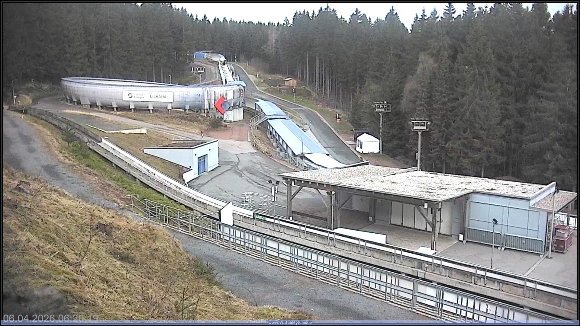 Archived image Webcam Altenberg: bob run