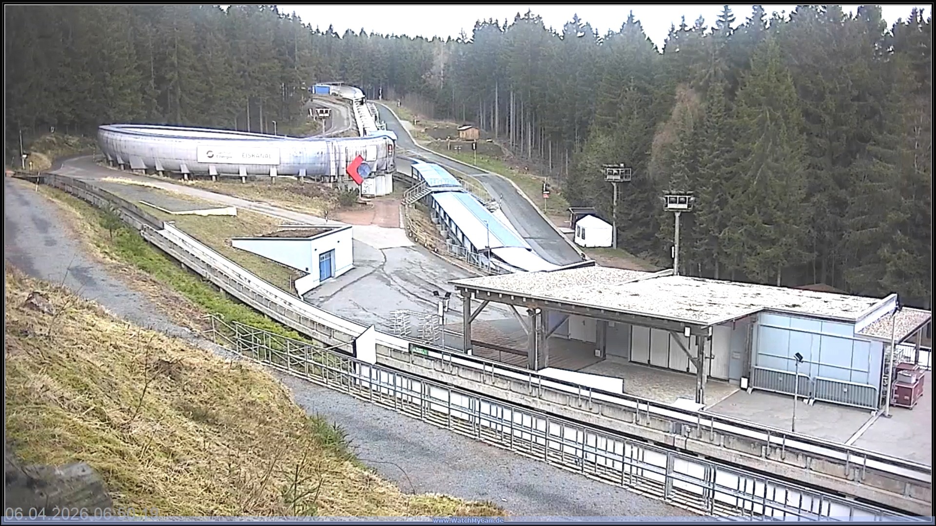 Archived image Webcam Altenberg: bob run