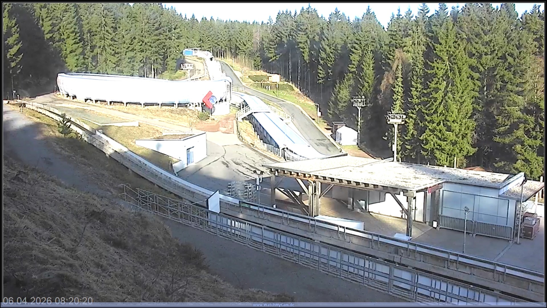 Archived image Webcam Altenberg: bob run