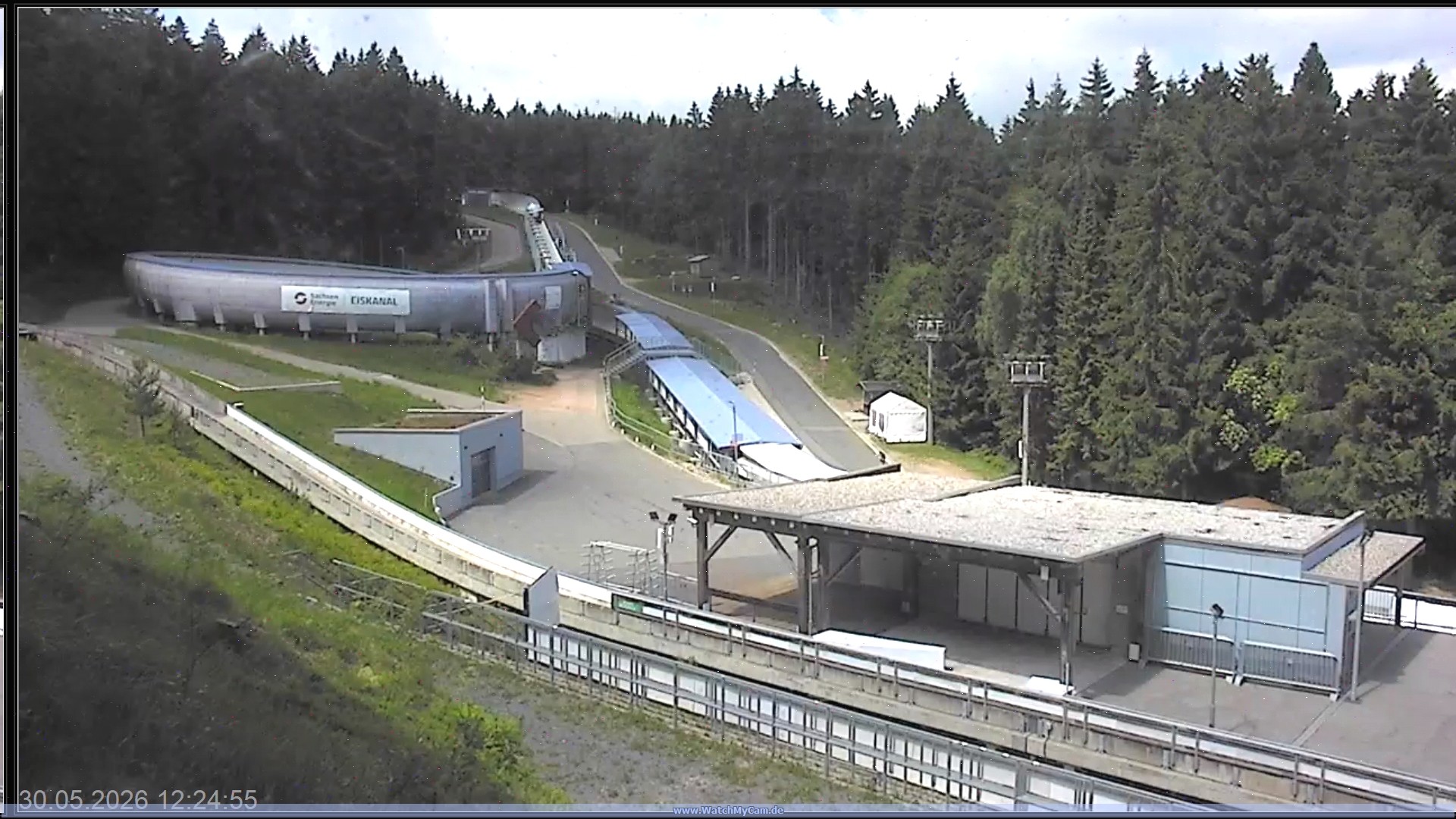 Archiv Foto Webcam Altenberger Bobbahn