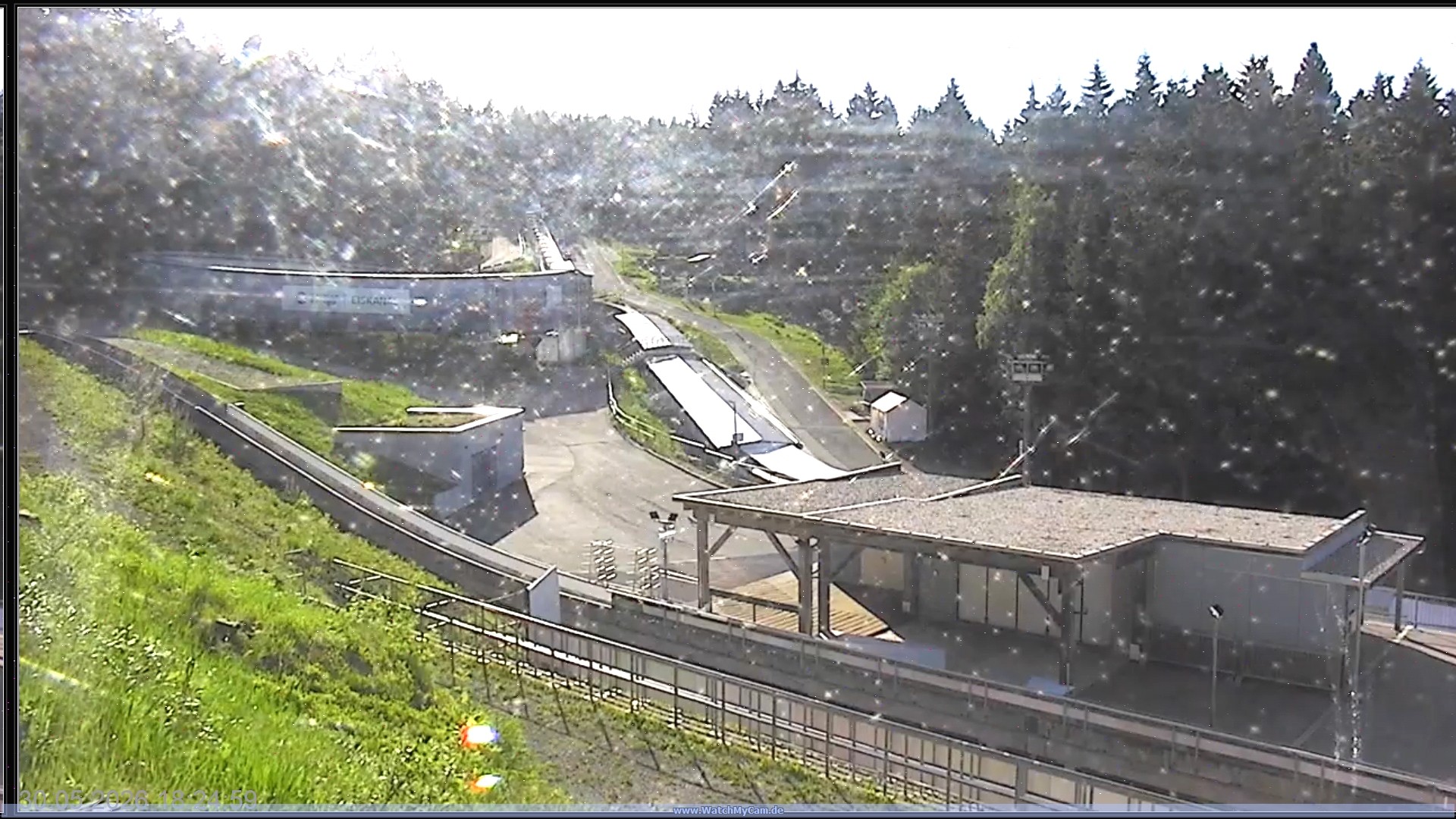 Archiv Foto Webcam Altenberger Bobbahn