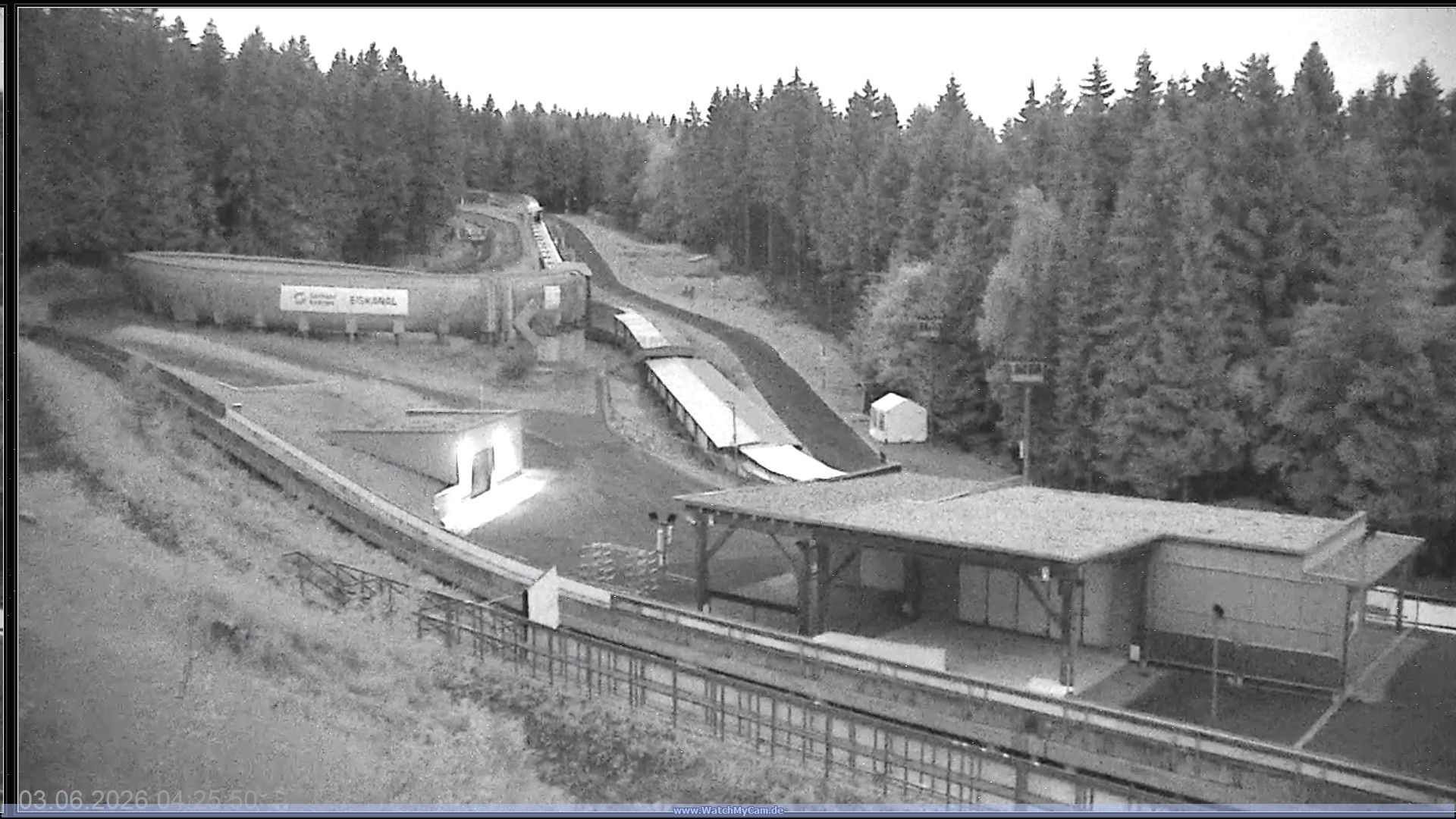 Archiv Foto Webcam Altenberger Bobbahn