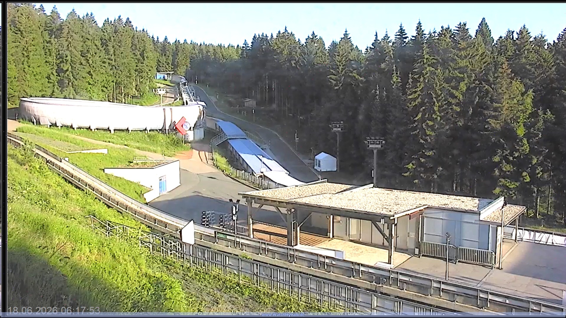 Archiv Foto Webcam Altenberger Bobbahn