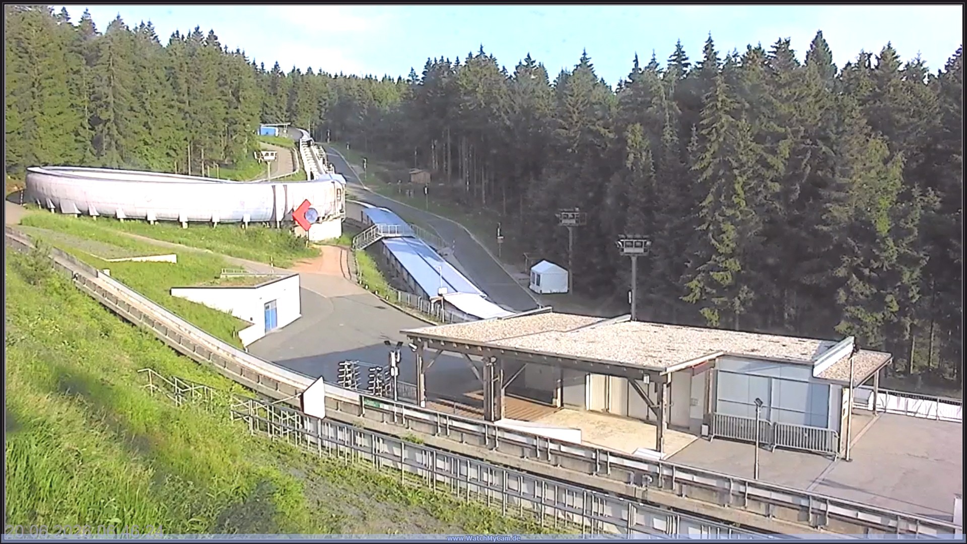 Archiv Foto Webcam Altenberger Bobbahn