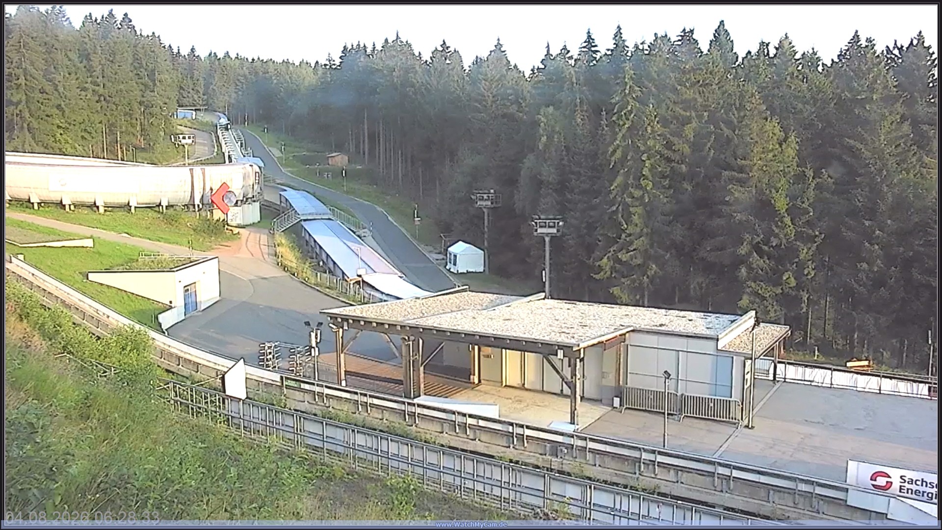 Archiv Foto Webcam Altenberger Bobbahn
