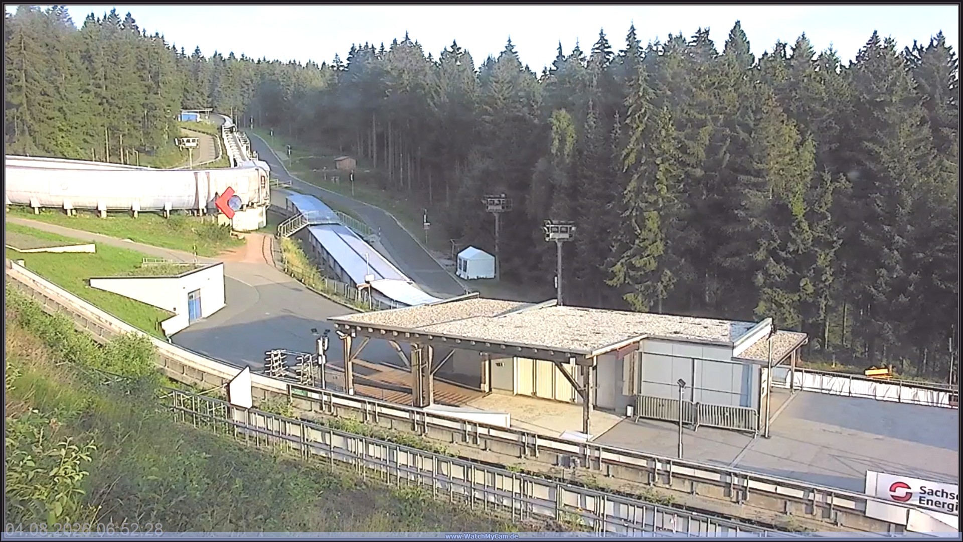 Archiv Foto Webcam Altenberger Bobbahn