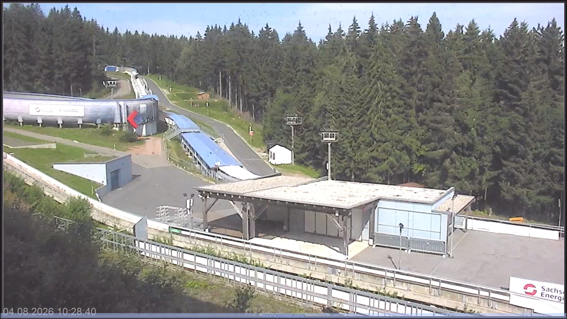 Archiv Foto Webcam Altenberger Bobbahn