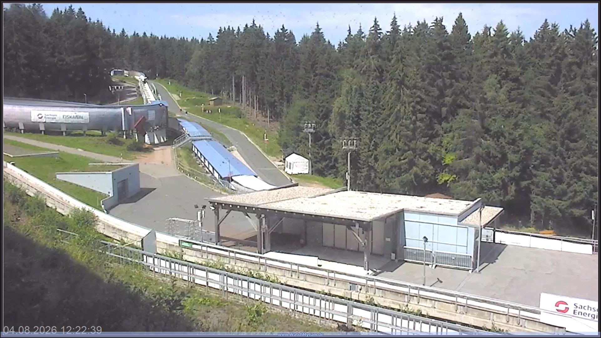 Archiv Foto Webcam Altenberger Bobbahn
