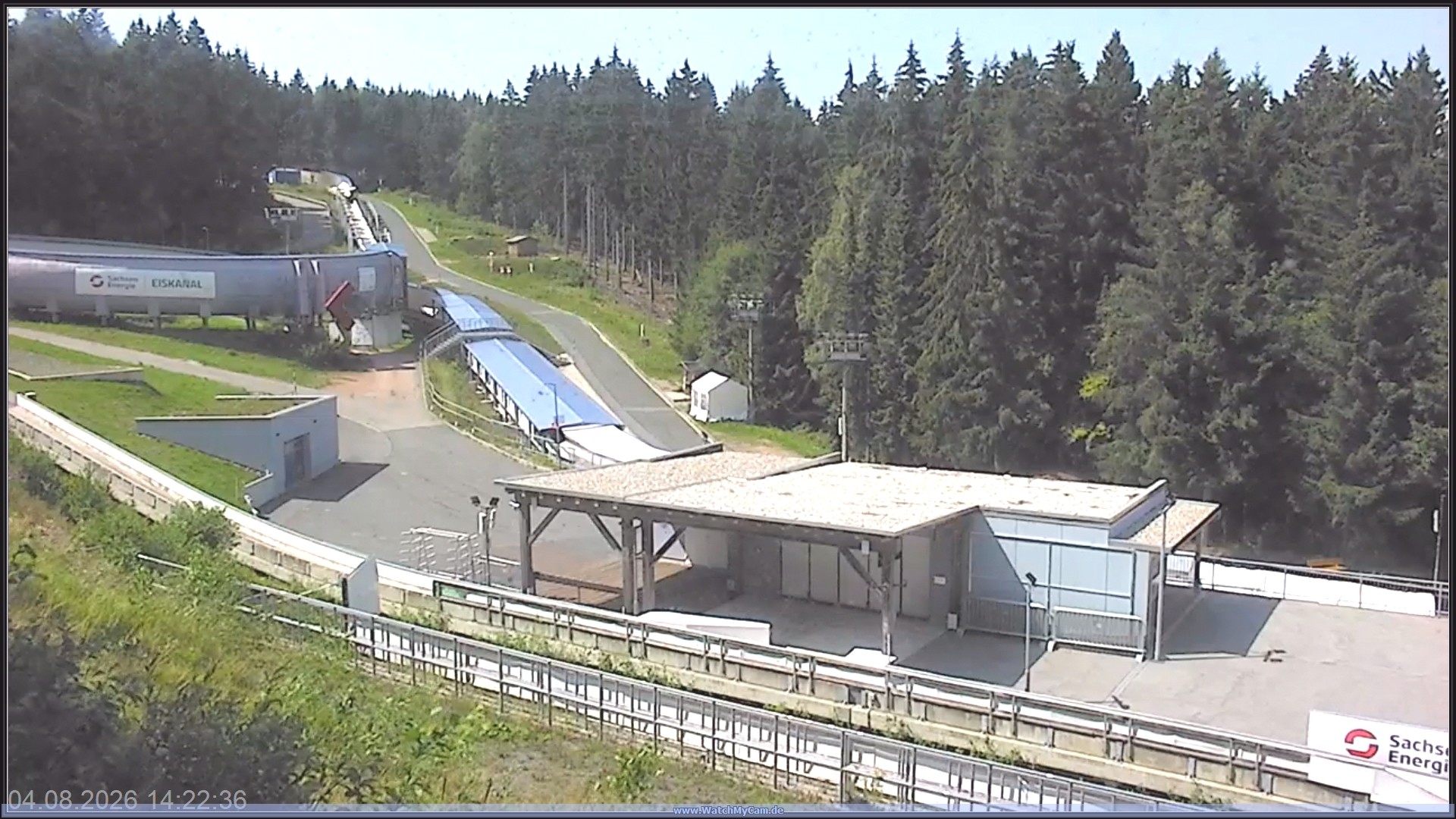 Archiv Foto Webcam Altenberger Bobbahn