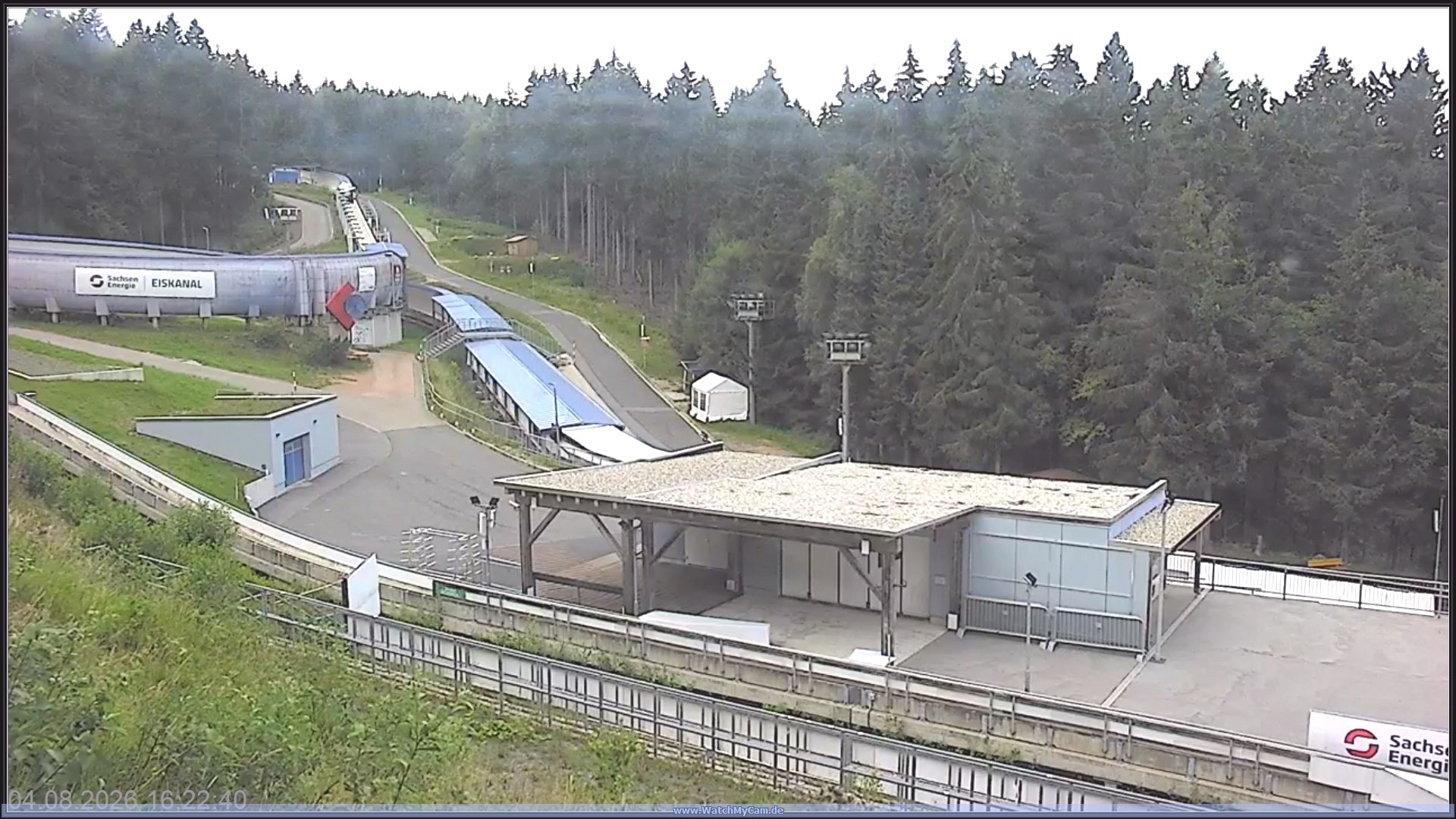 Archiv Foto Webcam Altenberger Bobbahn
