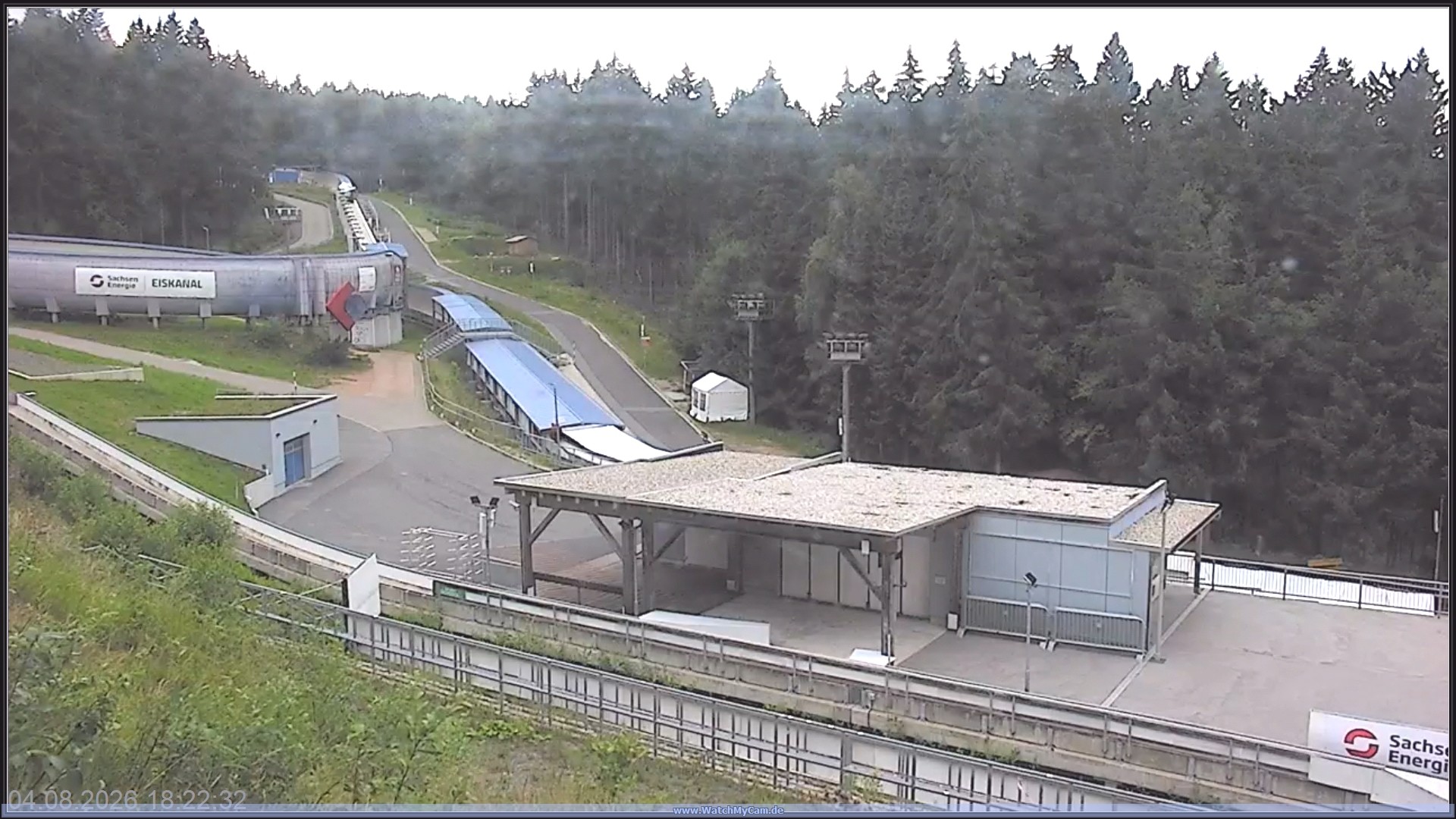 Archiv Foto Webcam Altenberger Bobbahn