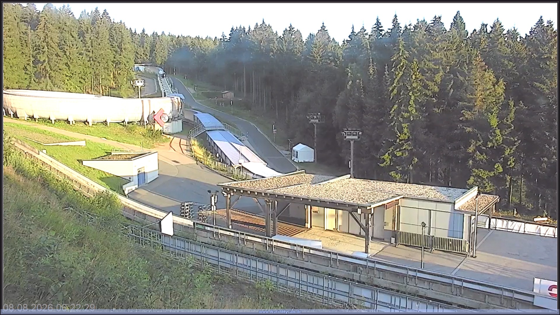 Archiv Foto Webcam Altenberger Bobbahn
