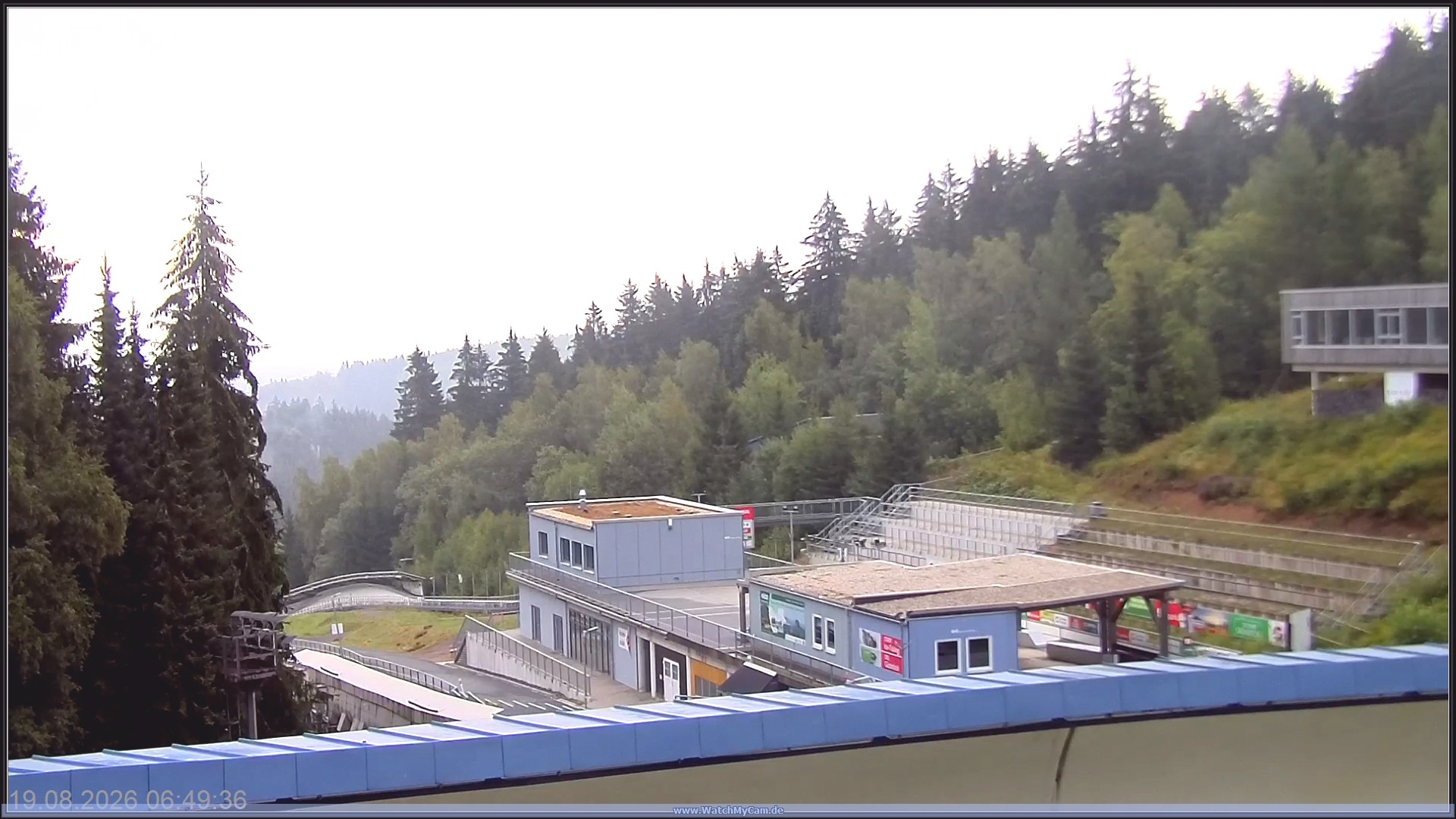 Archiv Foto Webcam Altenberger Bobbahn