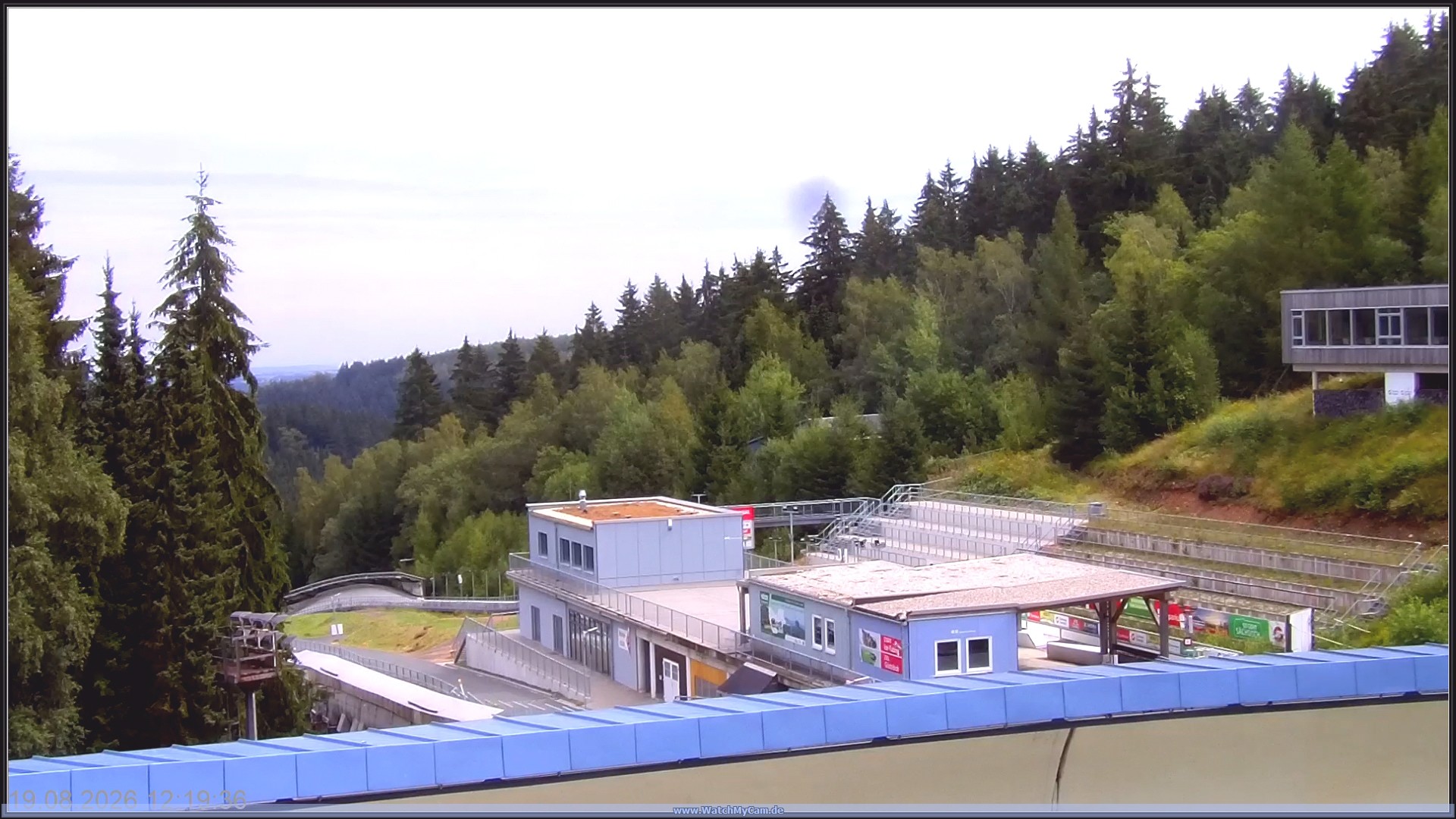 Archiv Foto Webcam Altenberger Bobbahn