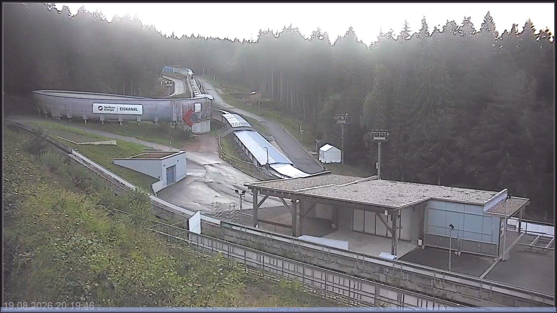 Archiv Foto Webcam Altenberger Bobbahn
