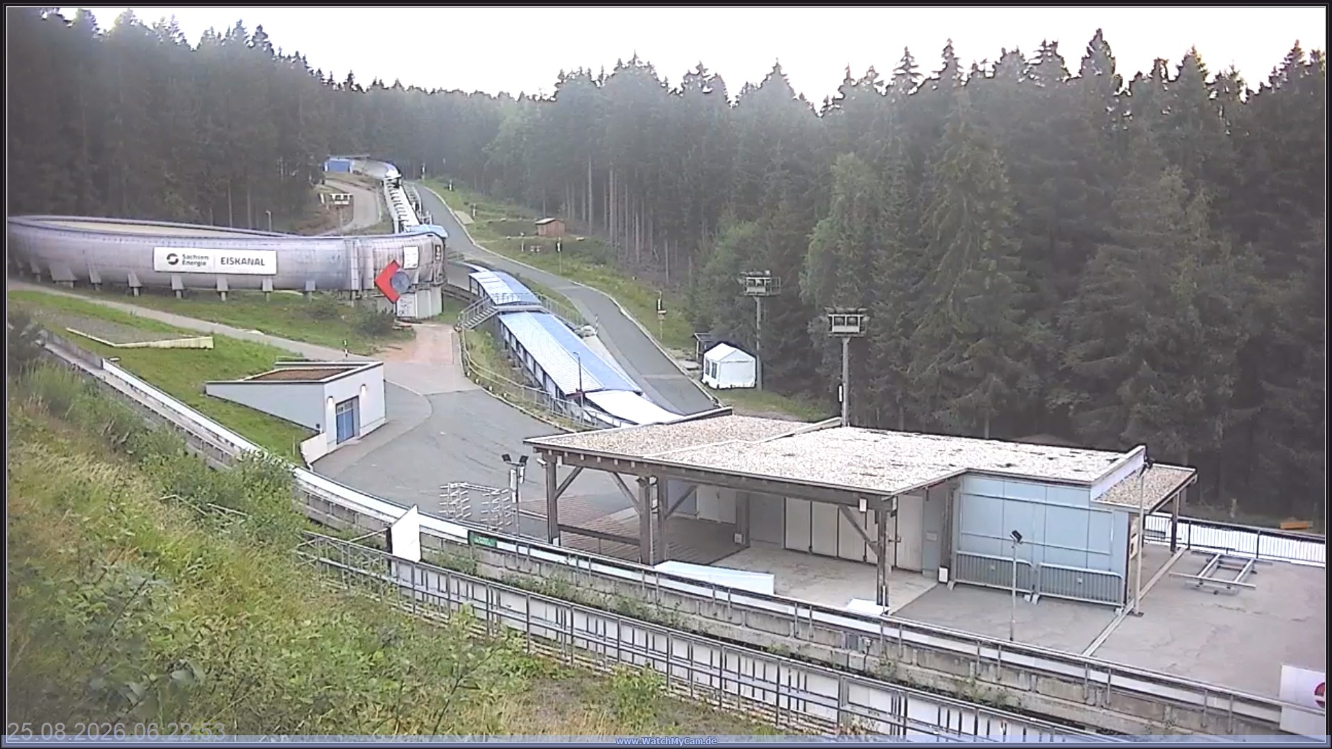Archiv Foto Webcam Altenberger Bobbahn