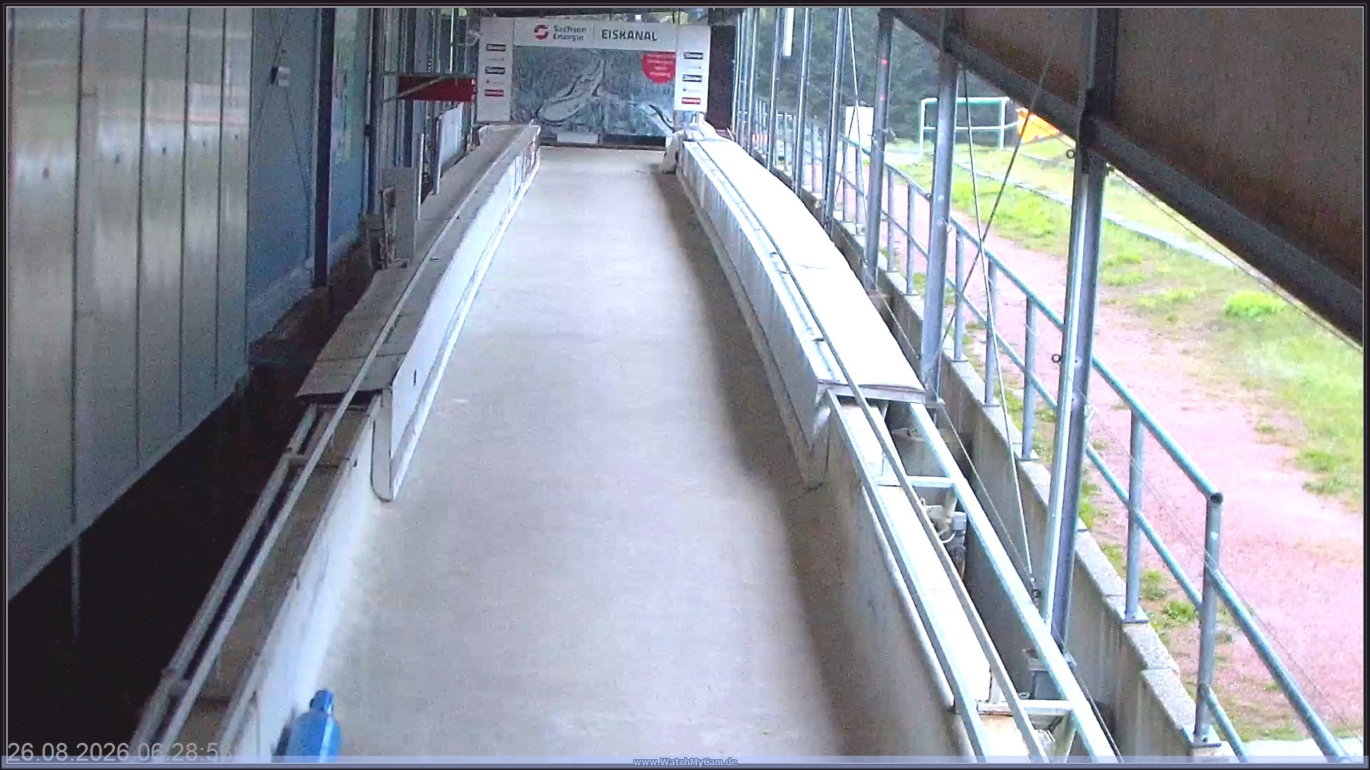 Archiv Foto Webcam Altenberger Bobbahn