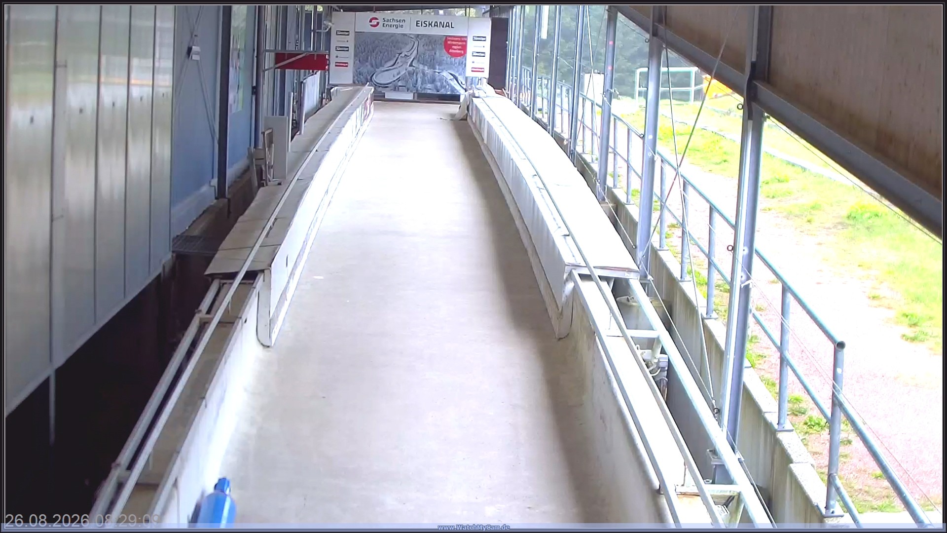Archiv Foto Webcam Altenberger Bobbahn