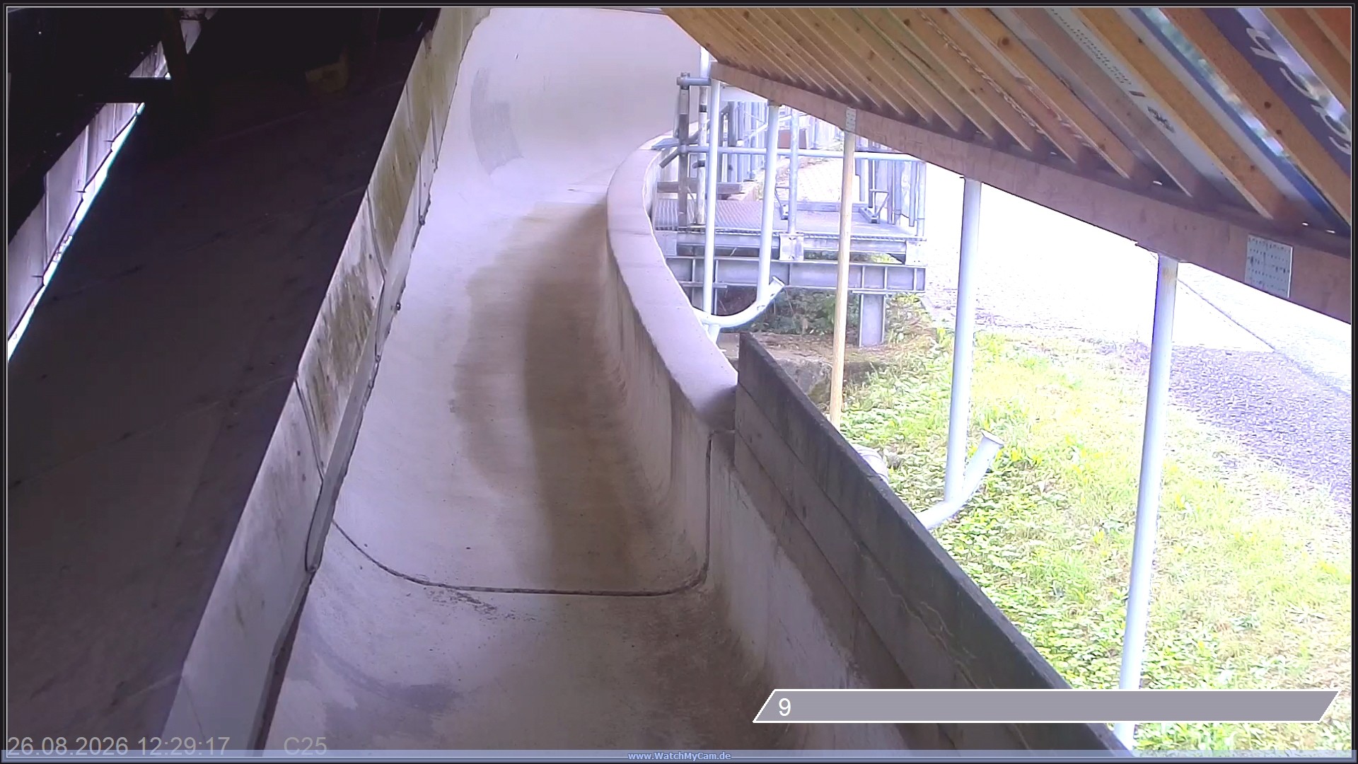 Archiv Foto Webcam Altenberger Bobbahn