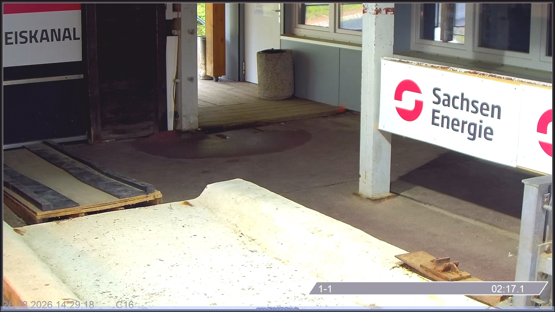 Archiv Foto Webcam Altenberger Bobbahn
