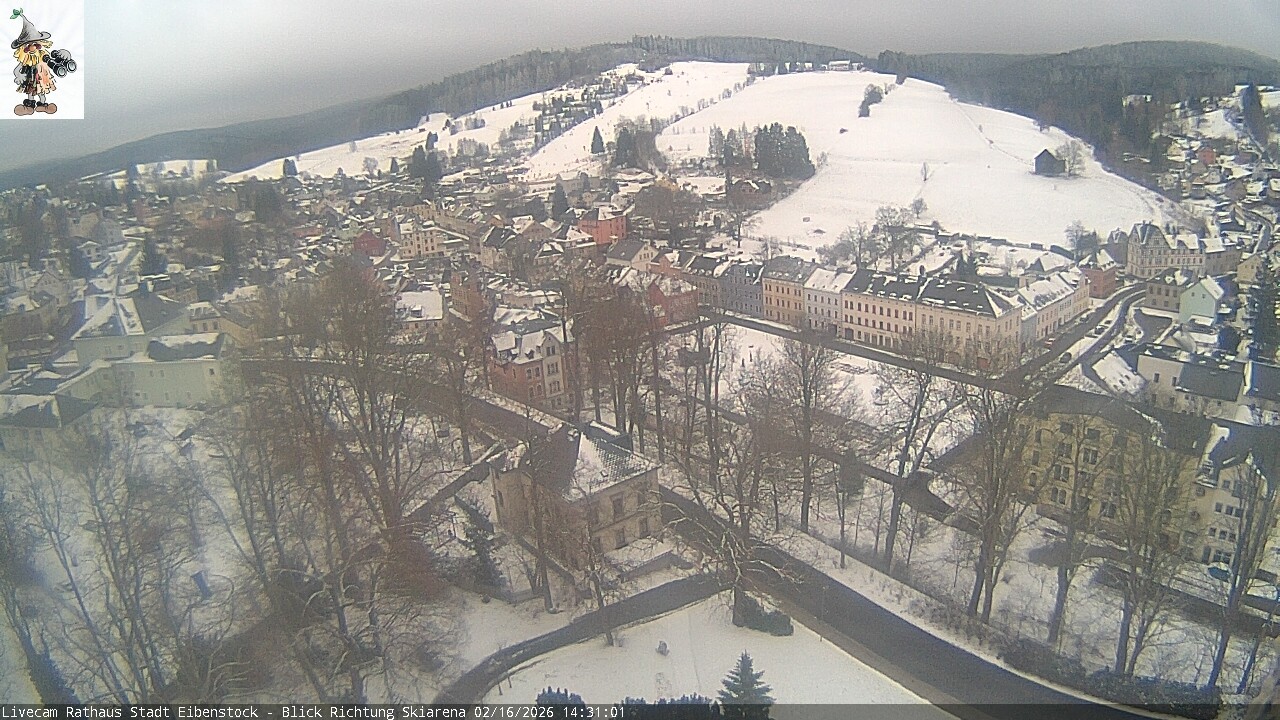 Archived image Webcam Eibenstock in the Erz Mountains