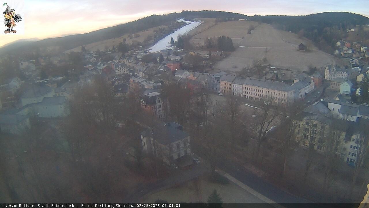 Archived image Webcam Eibenstock in the Erz Mountains