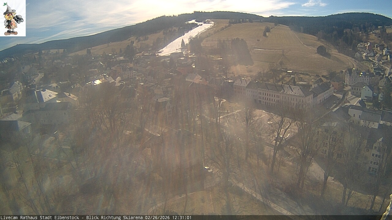 Archived image Webcam Eibenstock in the Erz Mountains