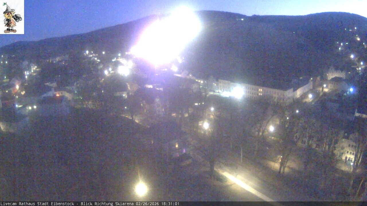 Archived image Webcam Eibenstock in the Erz Mountains